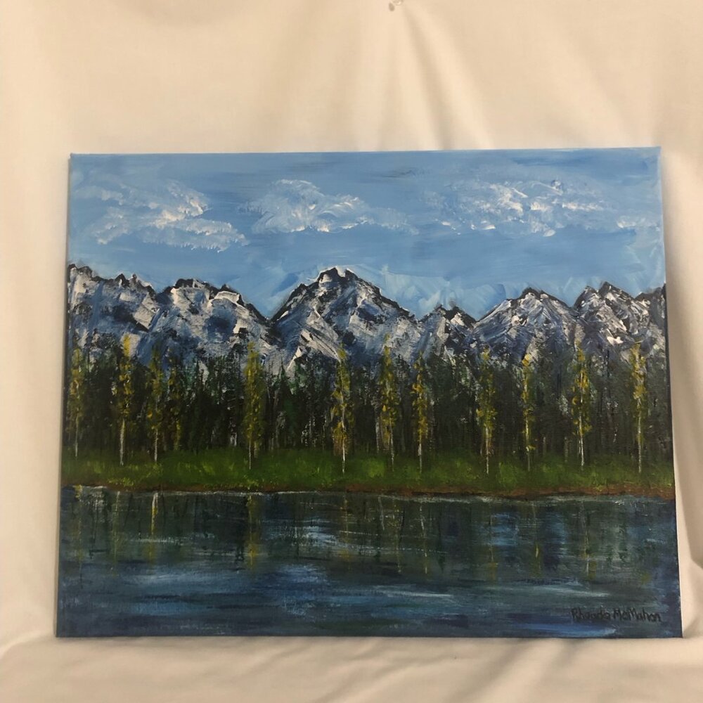 Aspen Tree and Mountain Landscape - Picture 7 of 8